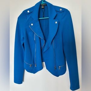 - Royal blue fitted  jacket